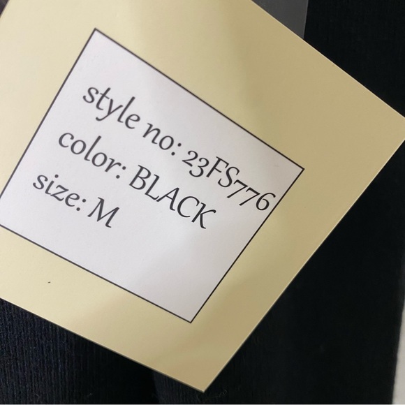 EVA & PAIGE Black Sweater Cardigan - Picture 4 of 4